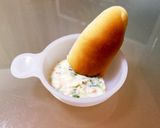 パンと一緒の離乳食。鮭と白菜のシチュー。作り方9写真