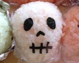 簡単✳︎ハロウィン弁当 かぼちゃドクロ作り方2写真