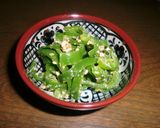 五分で♪シャキッと味染みピーマン和え物作り方10写真