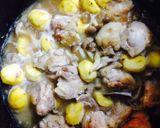 栗の季節に❣️ほっくり栗と鶏の洋風煮込み作り方5写真