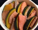 カボチャと鮭のコンポタトマトグラタン作り方4写真