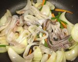 簡単！イカと野菜の生姜炒め作り方5写真