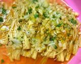 えのきのレンジ蒸し塩大葉玉ねぎ♪ヘルシー作り方1写真