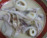 イカときのこのカレー炒め作り方1写真