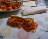 エビチリ風チーズ入り春巻き～♬作り方4写真