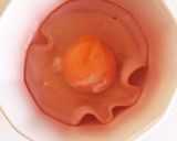 レンジで1分ハムたまご♩作り方1写真