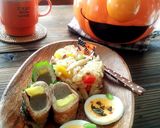 さつま芋と牛肉no炒飯作り方11写真