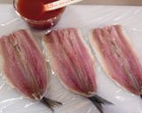 ♓鰯のケチャップ蒲焼き♓作り方1写真