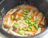 エコで美味しい！鶏煮汁で秋の炊き込みご飯作り方3写真
