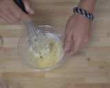 なめらかプリンが染み出る厚焼きパンケーキ作り方6写真