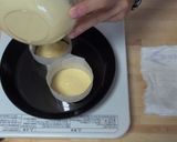 なめらかプリンが染み出る厚焼きパンケーキ作り方7写真
