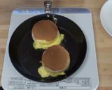 なめらかプリンが染み出る厚焼きパンケーキ作り方11写真
