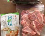 ”糀塩”で味付けた、柔スペアリブと秋ナス作り方2写真