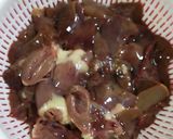 ♪おいしい簡単♪鶏肝煮(^^)作り方2写真