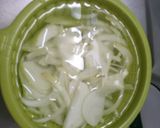 パイでふたするオニオンスープ作り方1写真