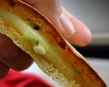 コーングリッツ入りピタパンでホットサンド作り方4写真