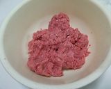 節約！合挽き肉でサイコロステーキ♪作り方1写真