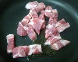 大根と豚肉の炒りつけ煮作り方2写真