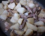 大根と豚肉の炒りつけ煮作り方5写真