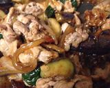 茄子と豚肉のタイ風バジル炒め作り方3写真