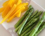 秋刀魚大葉巻きのトマトソース煮 野菜添え作り方1写真