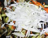 茄子の甜麺醤炒めde春巻き作り方7写真