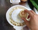 ヘルシー!ほうれん草と蓮根のハンバーグ作り方1写真