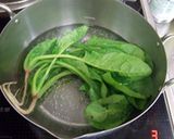 ヘルシー!ほうれん草と蓮根のハンバーグ作り方2写真