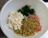 ヘルシー!ほうれん草と蓮根のハンバーグ作り方5写真