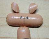 簡単ｳｨﾝﾅｰのうさぎちゃん作り方7写真