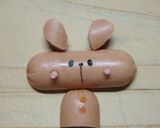 簡単ｳｨﾝﾅｰのうさぎちゃん作り方8写真