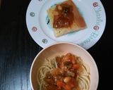 濃厚♪完熟ソースでつけピザ★かけスパ★作り方5写真