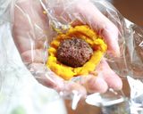 肉詰めハロウィンかぼちゃのサラダ菜畑作り方9写真