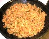 炊飯器使用◎エビだけの何ちゃってパエリヤ作り方4写真