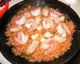 炊飯器使用◎エビだけの何ちゃってパエリヤ作り方5写真