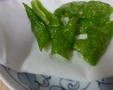 甘とうの素揚げ作り方5写真