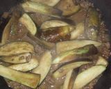 ♡茄子と挽き肉の味噌ﾏﾖ炒め♡作り方5写真
