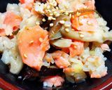＊旨味＊鮭ときのこの炊き込みご飯作り方12写真