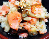 ＊旨味＊鮭ときのこの炊き込みご飯作り方12写真