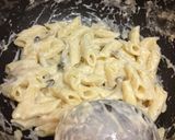生ハムとしめじの3種のチーズペンネ作り方4写真