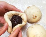 袋で作る？！簡単☆手捏ねクルミあんパン作り方9写真