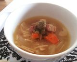 ポカポカベーコンみぞれスープ作り方5写真