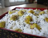 ほんのり甘い☆栗おこわ作り方5写真