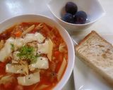 ミネストローネのスープパスタ♡作り方3写真