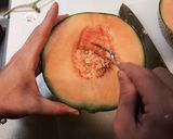 メロンの切り方♪作り方4写真
