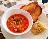 お豆とキャベツのトマトクリームシチュー作り方8写真