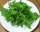 アジのからあげ　水菜のチーズデップ添え作り方3写真