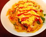 一人で食べるオムナポリタン作り方6写真