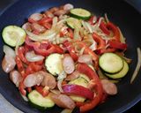 簡単!野菜とウィンナーのカレー炒め作り方5写真