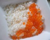 2色いくらの鮭親子丼作り方5写真
